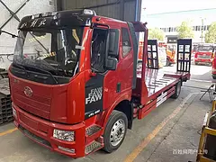 镇江解放J6挖掘机板车 150/185挖机平板拖车包上户