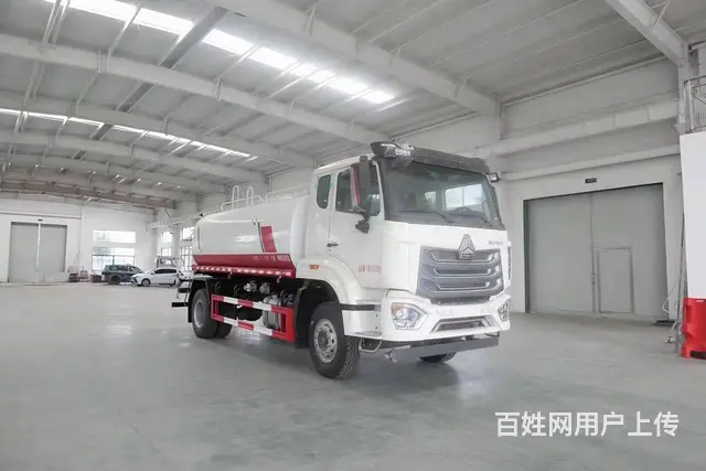 新款重汽15方多功能洒水车马力大动力强适合各种工地 - 图片 1