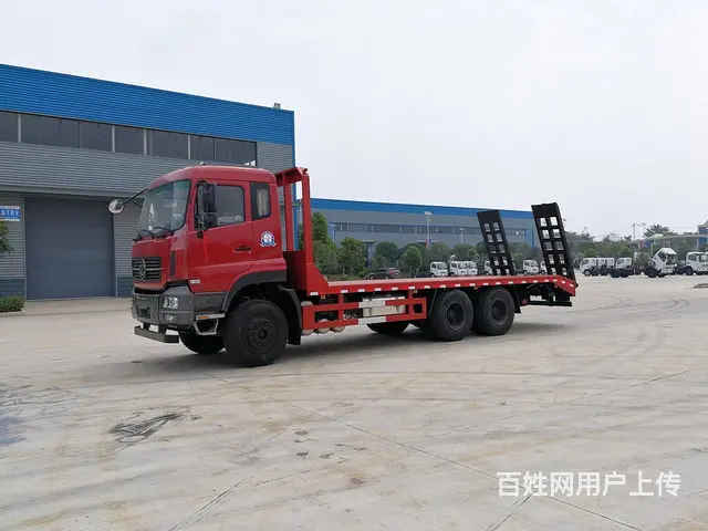 后八轮国六程力挖机平板车 多少钱一台 - 图片 5