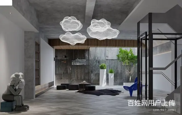 现代简约风格300平米别墅装修案例 - 图片 5