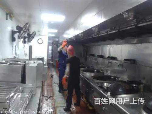 昆山市淀山湖酒店饭店油烟机清洗公司 油烟管道清洗 - 图片 1