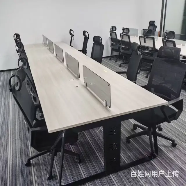 广州二手办公桌椅出售，老板桌椅书柜会议桌椅包送装 - 图片 6