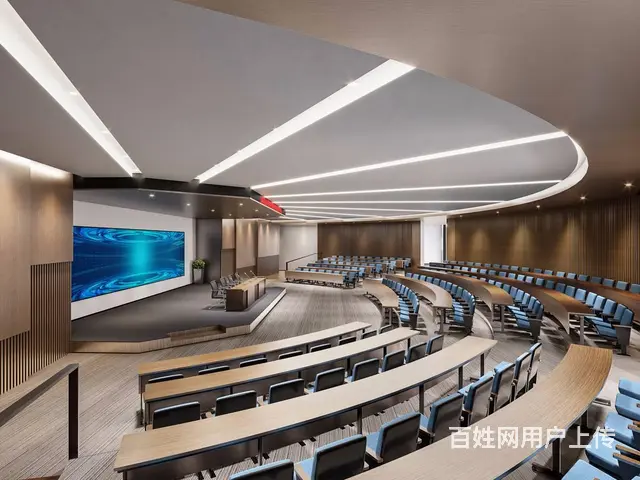 合肥大型多功能报告厅装修，打造美观实用商务空间设计 - 图片 5
