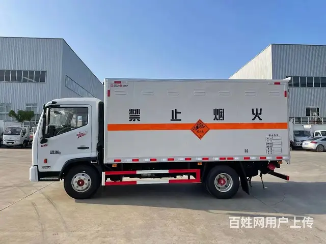 厂家直销东风凯普特6.2米易燃气体厢式车 低价处理 - 图片 2