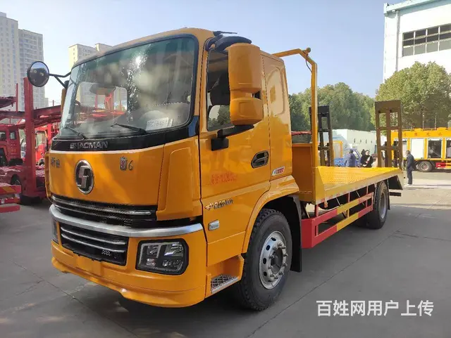 国六陕汽翼6平板车 整车满焊结实耐用包上牌价格便宜 - 图片 1