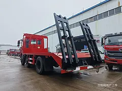 前四后四三环国六挖掘机拖板车 钩机平板拖车 全国包送车