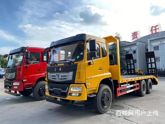 拉6-35吨挖掘机平板拖车东风单桥后八轮板车可选 - 图片 4