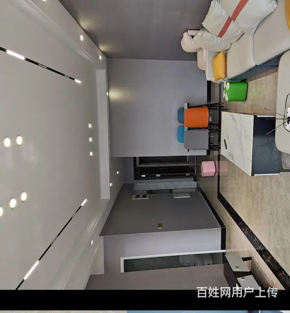 宝龙旁 群贤府三室两厅两卫居家装修 现代风 付款灵活 - 图片 1