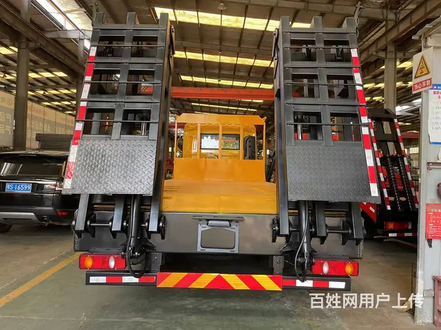 东风天锦6米8单桥平板运输车 150挖机拖车可分期 - 图片 12