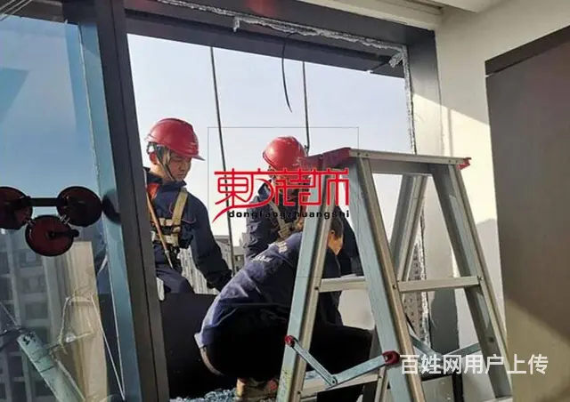 淄博玻璃幕墙高空幕墙玻璃更换幕墙维修10年玻璃幕墙 - 图片 3