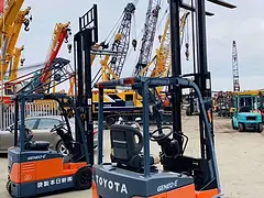 合力1吨2吨电动叉车 丰田三支点二手叉车质保2年