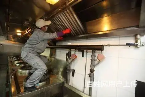 昆山花桥镇商场广场油烟管道清洗公司酒店油烟机清洗 - 图片 1