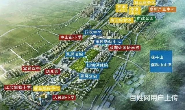 买房就买上江北！三室两厅两卫！375亩公园！音乐喷泉！ - 图片 4