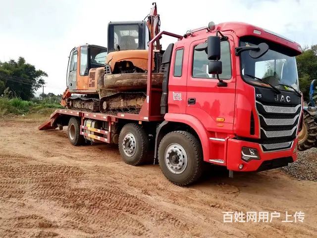 大型挖机钻机拖板车 三轴江淮平板车 二手三轴平板车 - 图片 6