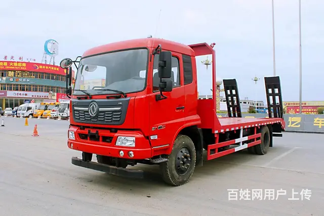 国六东风天锦拖车 拖150挖机铲车平板车　价格电话 - 图片 4