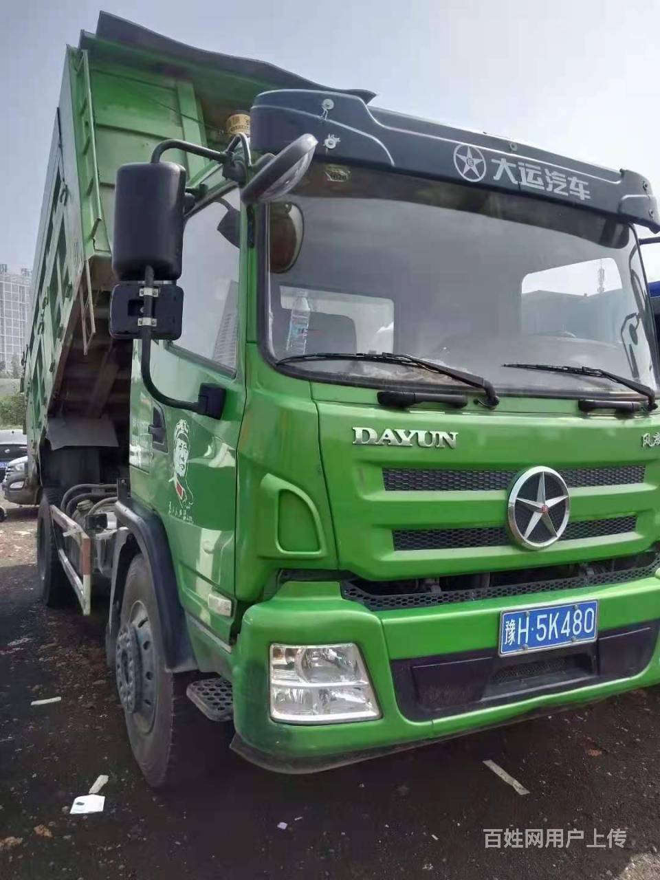 多台19年大运风度160蓝牌自卸车 国五环保绿