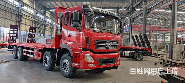 轻量化前四后八拖板车 挖机平板车 市场价 - 图片 12