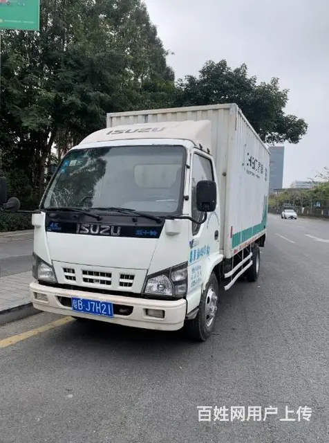 2012年5月单排4.2米五十铃4K厢式货车 - 图片 2
