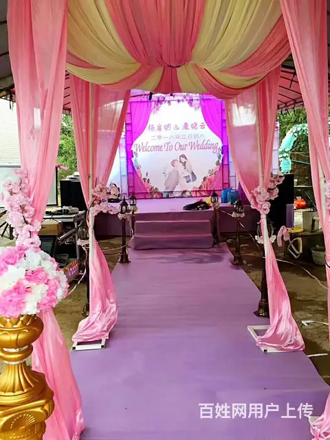 清远市舞台搭建桁架背景签到墙启动道具空飘气球拱门租 - 图片 4