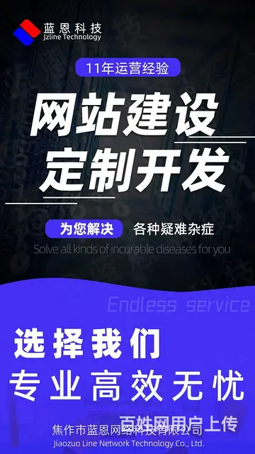 焦作蓝恩网络,网站建设,开发,**推广 - 图片 2