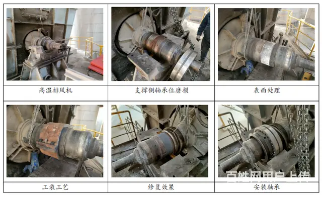 这样修复高温排风机轴磨损企业非常放心 - 图片