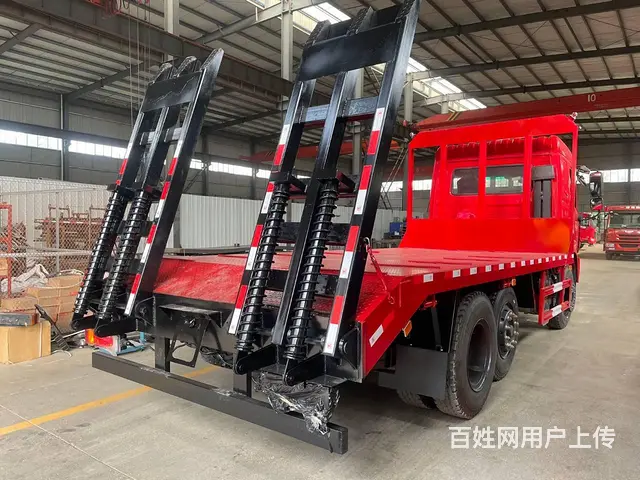 三环昊龙提升桥平板车 拉大挖机拖车 运输拖车 - 图片 6