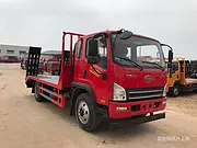 解放大王单桥挖机平板拖车 品牌大小齐全