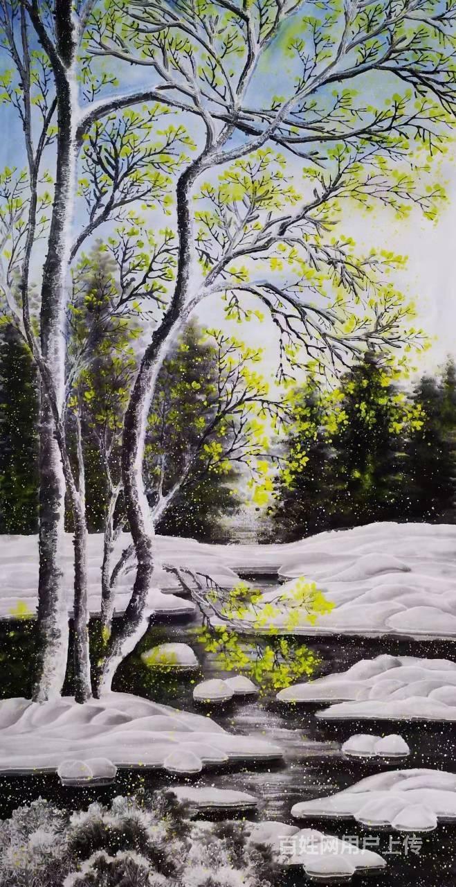 画家高伟冰雪画精品欣赏