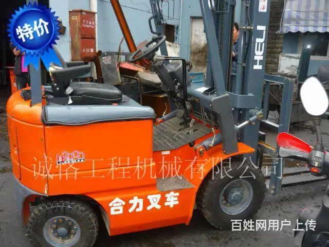 特价包邮1吨二手四轮座驾电动叉车，二手杭州电动叉车 - 图片 11