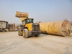 急转二手50装载机个人料场用车