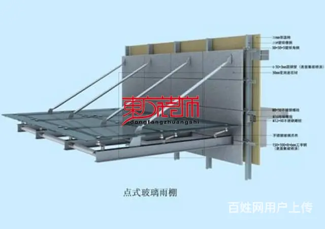 淄博雨棚遮阳棚设计定制凉亭廊架阳光房葡萄架园林景观 - 图片 4
