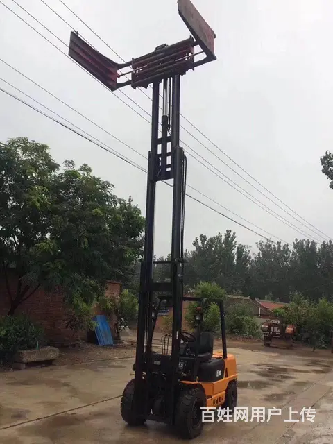 3吨软抱夹叉车，二手夹抱机，杭州合力二手叉车 - 图片 1