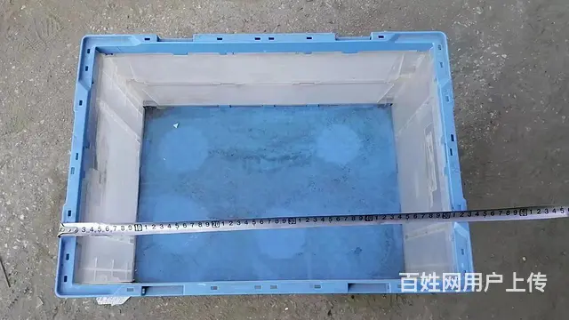 二手塑料折叠筐 折叠箱 零件盒周转箱塑料箱塑料筐 - 图片 1
