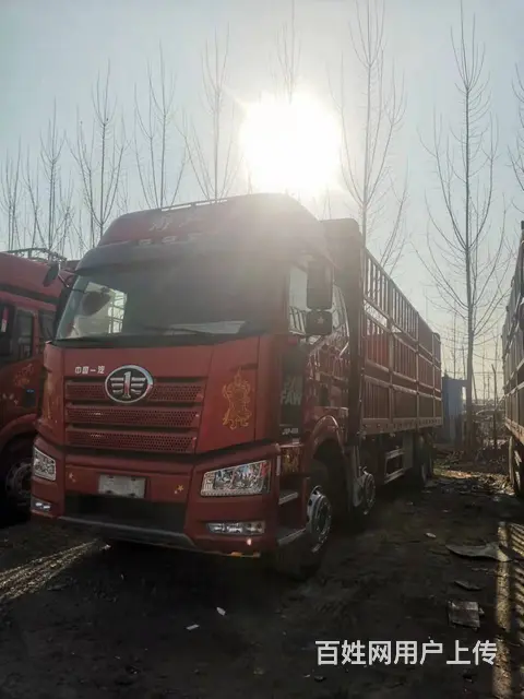 出售新款二手解放9.6米高栏载货车 420马力国五 - 图片 3
