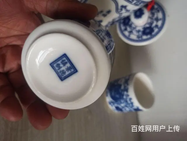 全新景德镇正品青花瓷大容量茶壶茶杯 - 图片 5