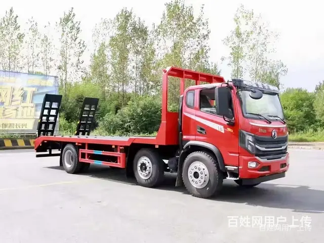 东风小三轴拉185挖机挖机拖车 挖机板车 承载能力强 - 图片 9
