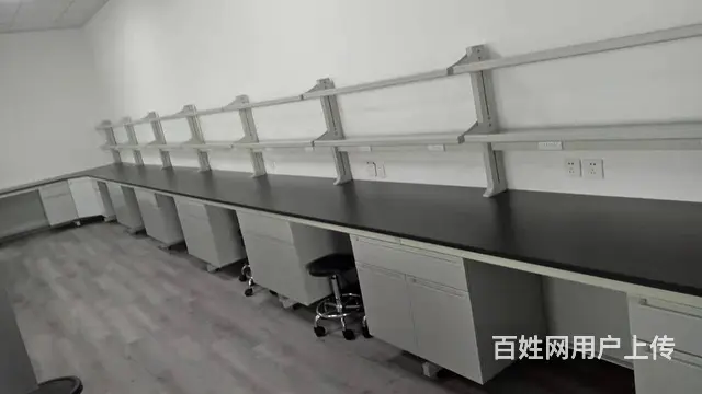 钢木实验台实验室边台边柜试验台工作台实验室操作台实 - 图片 6