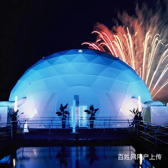 音乐节篷房搭建速度快库存充足篷房内部无立柱可移动 - 图片 5