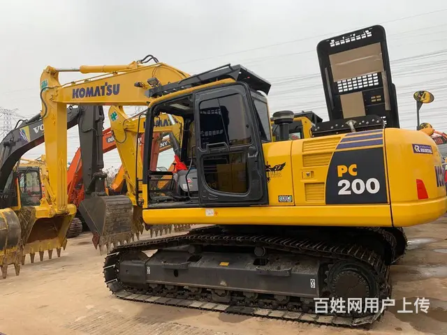 出售二手挖掘机小松200手续全质保两年包送支持分期 - 图片 1