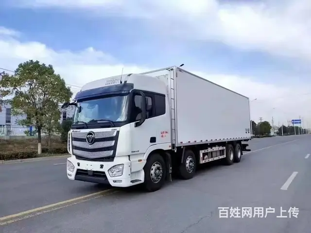 福田欧曼9米6前四后八冷藏车 自动挡冷链运输车 - 图片 4