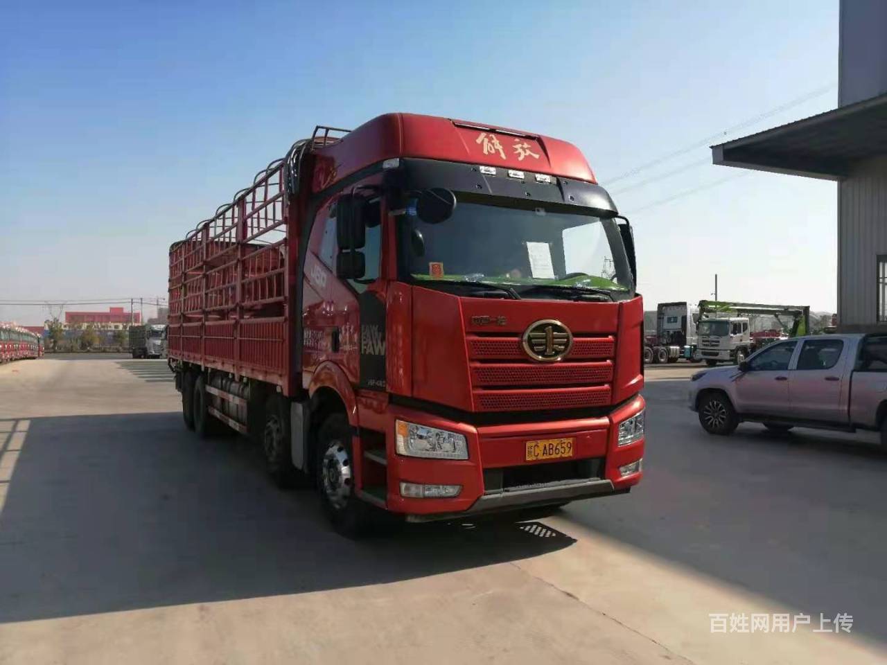 解放j6p前四后八高栏460马力 国5