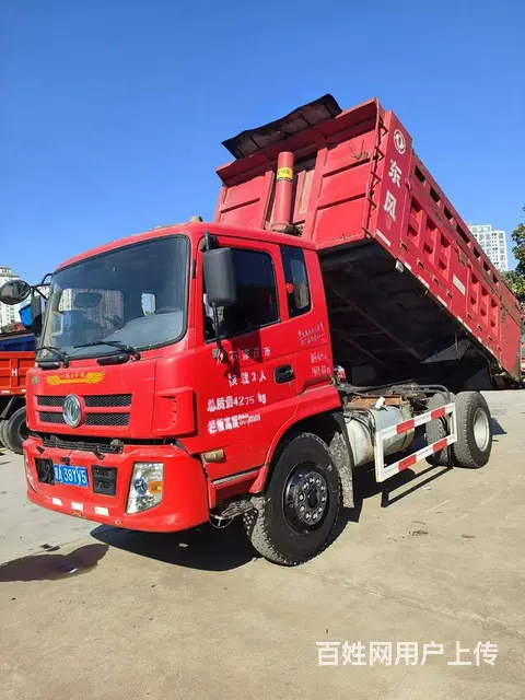 个人户蓝牌东风华神4.8米自卸车，全车原版原漆 - 图片 2