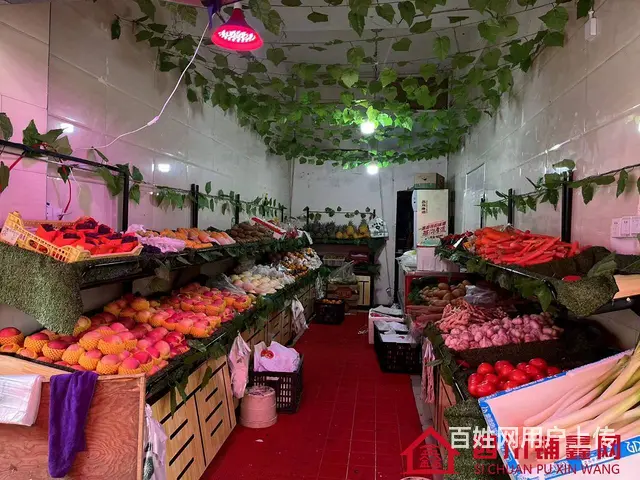 （四川铺鑫网）巴州区川剧团自堂坝80平水果蔬菜店转让 - 图片 4
