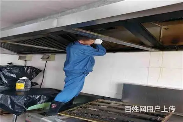 昆山花桥酒店饭店餐厅油烟机清洗公司 风机净化器清洗 - 图片 2