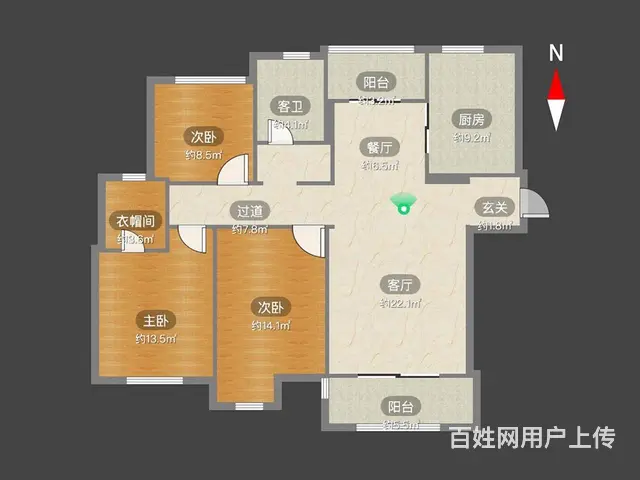 新上景瑞望府3室2厅房东诚心出售看中可谈 - 图片 12