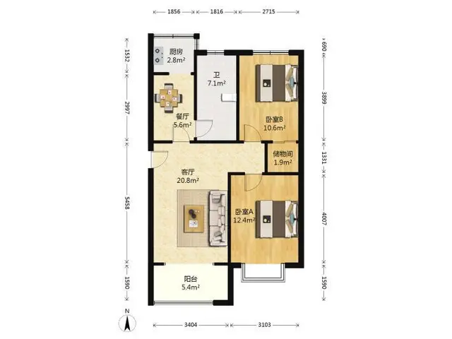 广济南路地铁口 彩香一村 精装两房 一楼 近地铁 押一付一 - 图片 8