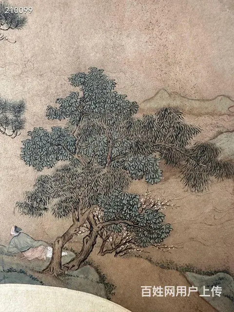 仇英 纸本 画心尺寸19x55 - 图片 7