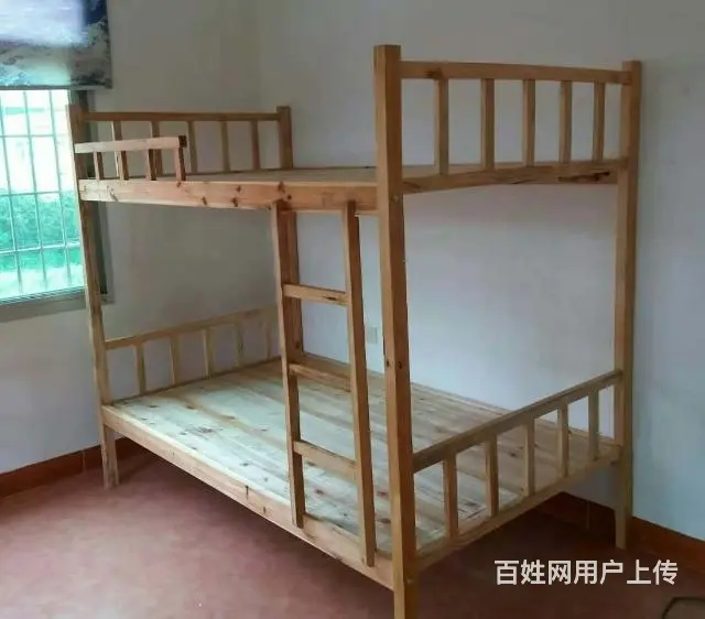 实木双层床90宽430元，120宽530元，包送货 - 图片 6