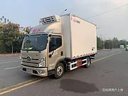 宁武 解放4米2蓝牌冷藏车、冷链车多少一台