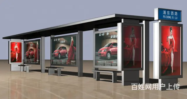 智能候车亭不锈钢公交站台LED电子屏站牌灯箱制作厂 - 图片 7